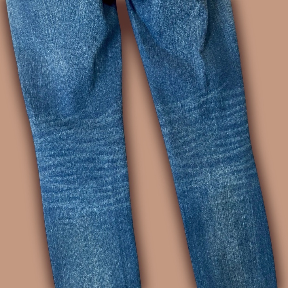 Madewell ‘9” High Rise Skinny Crop Jean Patch Pocket Edition’ in “Beltran” Wash - Picture 14 of 15